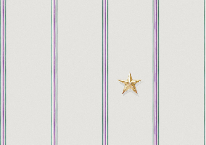 Merrily, Merry Stripy Violet - Roman Blind - Image 7
